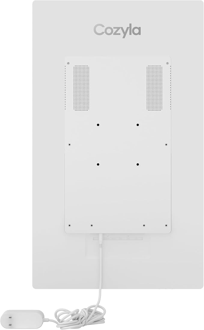 Cozyla Digital Calendar+ 2: 24 inch Wall Planner Touch Screen Chore Chart Customize Dashboard Smart Electronic Calendar for Family Schedules Meal Planner Support Any Google Play App Wall Mount White