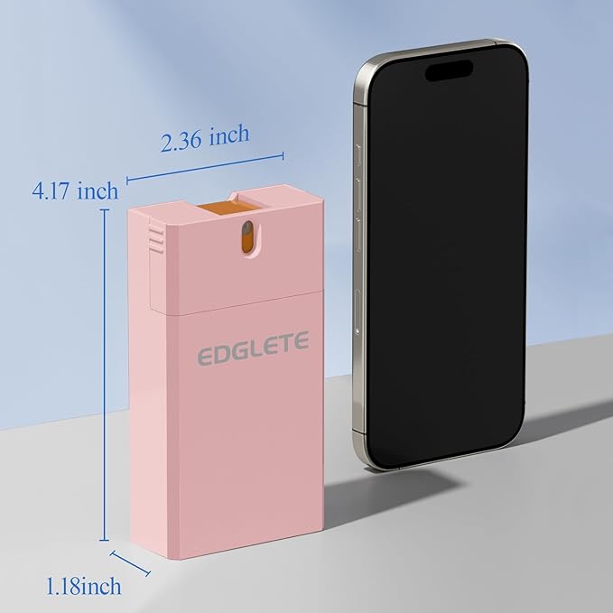 Screen Cleaner Spray and Wipe, Streak-Free Computer Screen Cleaner, Portable Laptop Cleaning Kit for Phone Car Touchscreen Monitor PC MacBook iPad TV Electronic, Refillable 2oz Spray Microfiber Cloth