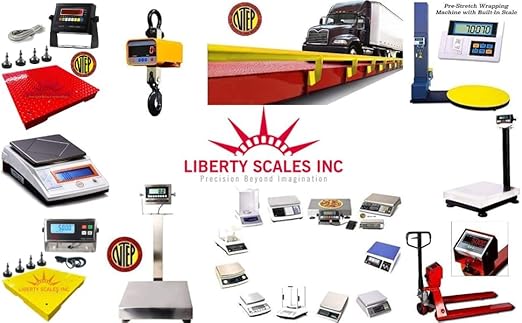 Liberty LS-920-2k Industrial Portable Floor Scale for Small Animal, Platform 50" x 20" / up to 2000 lbs (Made in USA) Scale System
