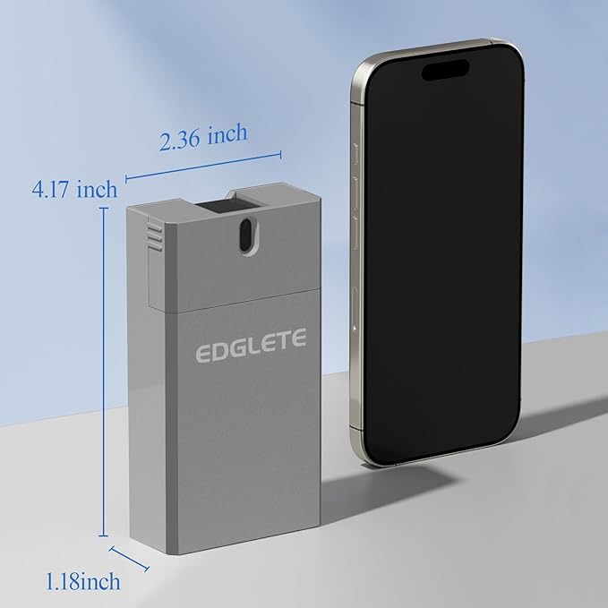 Screen Cleaner Spray and Wipe, Streak-Free Computer Screen Cleaner, Portable Laptop Cleaning Kit for Phone Car Touchscreen Monitor PC MacBook iPad TV Electronic, Refillable 2oz Spray Microfiber Cloth