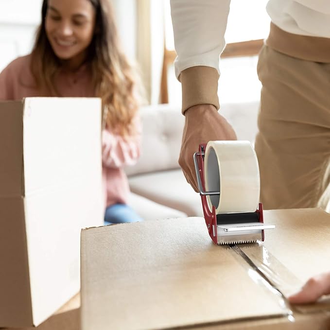 Fast Reload 2 Inch Tape Gun Dispenser Packing Packaging Sealing Cutter TG01 (Red)