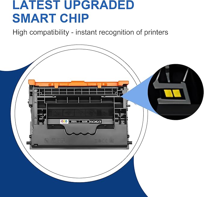 37A Toner Cartridges 2 Pack Black CF237A(with Chip) Compatible for 37A Toner Cartridges Work for Enterprise M607n M608dn M609 M608n M607dn MFP M632 M631 Printer (2 Pack, Black)