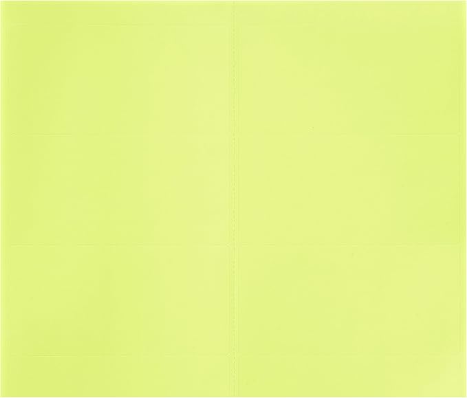Compulabel Fluorescent Yellow Address Labels for Laser Printers, 4 x 2 Inches, Permanent Adhesive, 10 per Sheet, 1000 Sheets per Carton (340044)