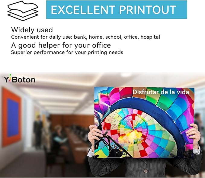 High Yield 72 Ink Cartridges C9403A C9370A C9371A C9372A C9373A C9374A Replacement for HP 72 Ink Cartridges for T770 T790 T795 T610 T620 T1100 T1120 T1200 T1300 T2300 Printers Ink(6 Pack, 130ML)