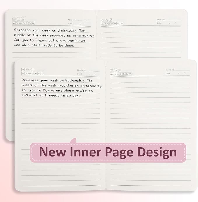 Ddaowanx Notebooks,Lined Paper Journals in Bulk, 72 Pages, 36 Sheets, 80GSM, 8.3x5.5 Inch, A5 Size, Travel Writing Notebooks for Office School Supplies (Lined-24pack, Gradient)