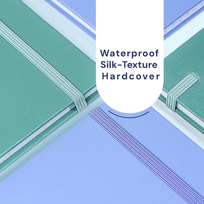A4 Lined Journal Notebook, 8mm Ruled Notepad, Journaling for Writing, Work, School, Travel and Note Taking, Hardcover 160 Pages (80 Sheets) 8.27 x 11.6 inches (Red)
