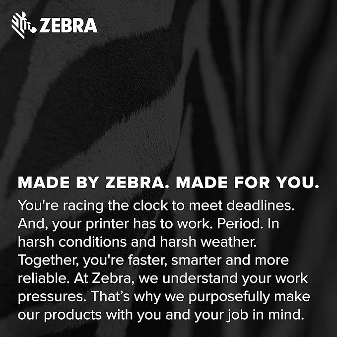 Zebra 3 x 1 in Thermal Transfer Polypropylene Labels PolyPro 3000T Permanent Adhesive Shipping Labels 1 in Core 8 rolls 10031648SP