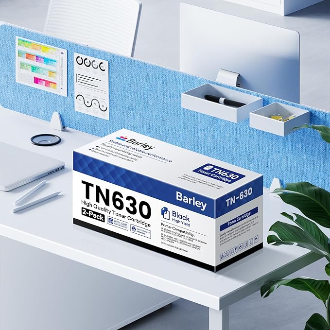 TN630 TN-630 Toner Cartridge Compatible TN630 TN-630 Replacement for Brother TN630 TN-630 Black Toner Cartridge HL-L2300D HL-L2305W HL-L2380DW DCP-L2540DW (2 Pack)