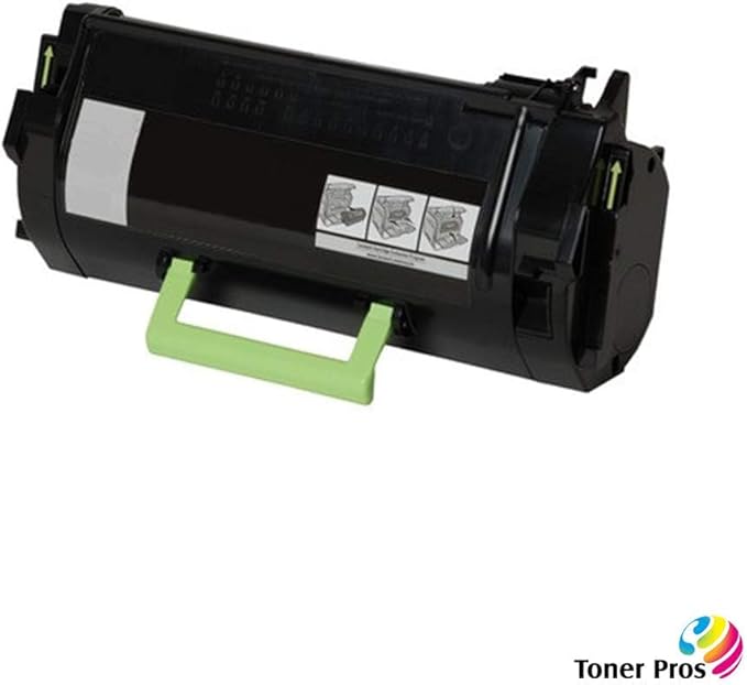 Toner Pros (TM Remanufactured High Yield Replacement Toner Cartridge 53B1H00 for Lexmark MS817, MS818 Printers [25,000 Pages]