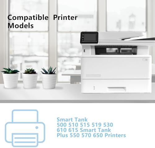 Smart Tank Plus 651 printhead X4E75A M0H50A High Yield tri-Color Print Head for Smart Tank 500 510 530 610 Series Smart Tank Plus 550 570 650 Series (2 Pack)