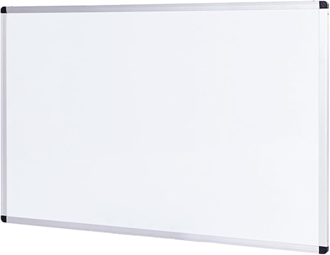 VIZ-PRO Magnetic Dry Erase Monthly Planner, 48 X 36 Inches, Silver Aluminium Frame