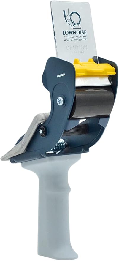 WOD SNC-289N 2" Mousetrap Low Noise Carton Sealing Packaging Tape Silent Gun Dispenser with Safety Blade Cover - Ideal for Noise Sensitive Environments: Fits Up to 2 in. Wide (Holds 3 Inch Core)