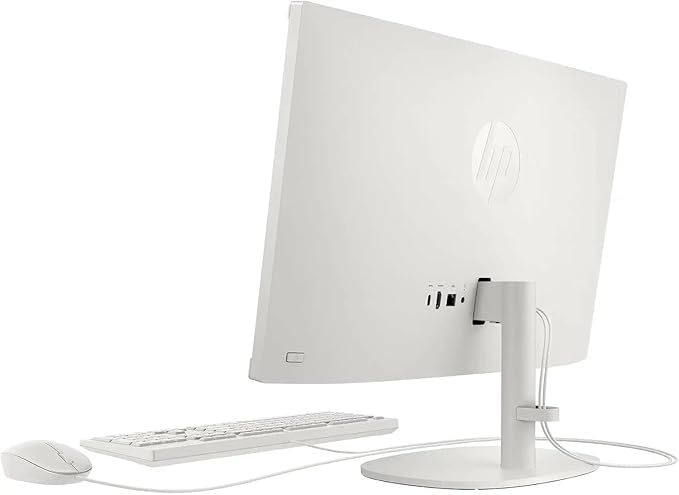 HP 2025 New 22 Inch All-in-One Desktop Computer • 64GB RAM • 1TB PCIe SSD • Intel CPU • Ultra-Quiet Design • Microsoft Office Trial • Wi-Fi 6 • White KB & Mouse • WOWPC Recovery USB • Windows 11