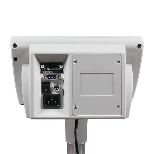 U.S. Solid Bench Scale 460 lb x 0.02 lb Stainless Steel Postal Package Shipping Scale Digital Bench Platform Balance with 16 inch x 20 inch Platform, Lb/Kg