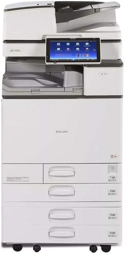 Ricoh Aficio MP 5054 A3 Monochrome Laser Multifunction Copier - 50ppm, Copy, Print, Scan, Auto Duplex, Network, 4 Trays (Renewed)