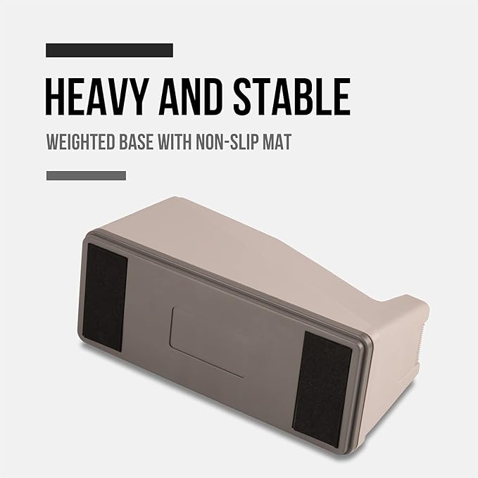 Lichamp Desktop Tape Dispenser Holder with Large 3 inch Core for Masking, Heat Transfer, Painters, Freezer, Kitchen Tape