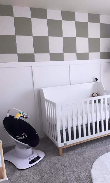 Large Cork Board Alternative - 12-Pack Felt Wall Tiles with Safe Removable Adhesive Tabs, Cork Wall Tiles Bulletin Board Home Office Essentials - Warm White