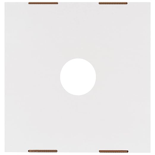 AVIDITI 40 or 50 Gallon Corrugated Cardboard Trash Can and Recycling Bin Lids with Hole (10-Pack) 18"L x 18"W x 3"H, White, Reusable and Disposable Garbage Lid for Parties and Outdoor Events