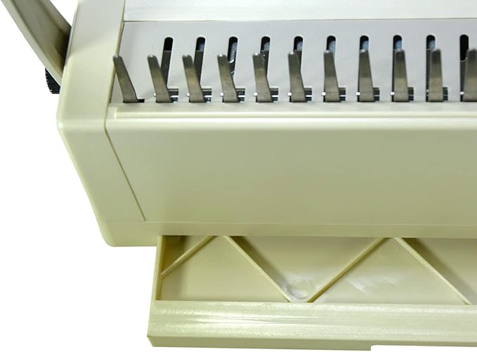 PPE C-12M Binding Machine, 21-Hole, Value Kit 100 PCS 5/16'' Comb Binding Spines, Comb Binding Machine Cerlox Binding Machine