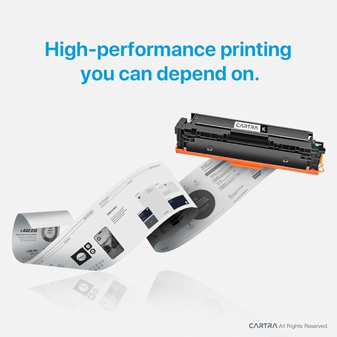 CARTRA 414A Toner Cartridges 4 Pack for HP 414A 414X MFP M479fdw Compatible Replacement for Laserjet Color Pro M479fdn M454dn M454dw Printer W2020A W2020X