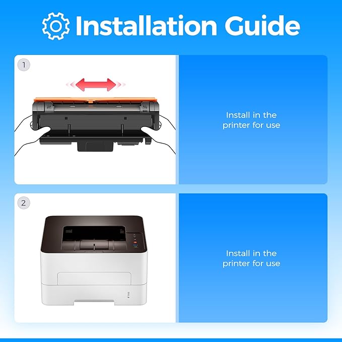 MLT-D116L Toner Cartridge Black 2-Pack High-Yield Replacement for Samsung MLT-D116L D116L MLT-D116S Compatible with Samsung Xpress SL-2625D SL-M2675FN SL-M2825DW SL-2875FW SL-M2835 SL-M2885FW Printer