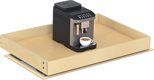 WelFurGeer Soft Close Pull Out Cabinet Organizer, 32" W x 22" D Pull Out Drawer for Cabinet, Bottom Mount Pull Out Drawers for Kitchen Cabinets, Durable Pullout Drawers for Home & Kitchen Organization