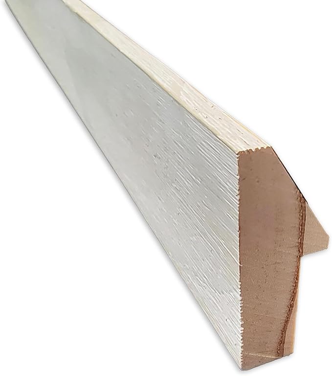 Amanti Art Natural Cork Board for Wall, 19x39 Vision Board with White Frame, Large Corkboard Office Decor for Home Organization, Modern Corkboard Pinboard to Display Items for Home Organization in