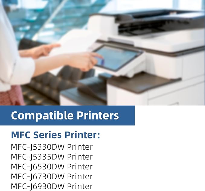 LC3019XXL Ink Cartridges Replacement for LC3019 XXL LC 3019-XXL LC3019 Work with MFC-J5330DW MFC-J6530DW MFC-J6730DW MFC-J6930DW Printers (Black, Cyan, Magenta, Yellow, 4 Pack)