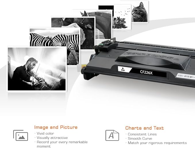 Compatible Toner Cartridge Replacement for HP CF226X 26X (1-Pack High Yield), Compatible use with HP Laserjet Pro M402dn M402n M402dw M402dne, MFP M426fdw M426fdn Printer