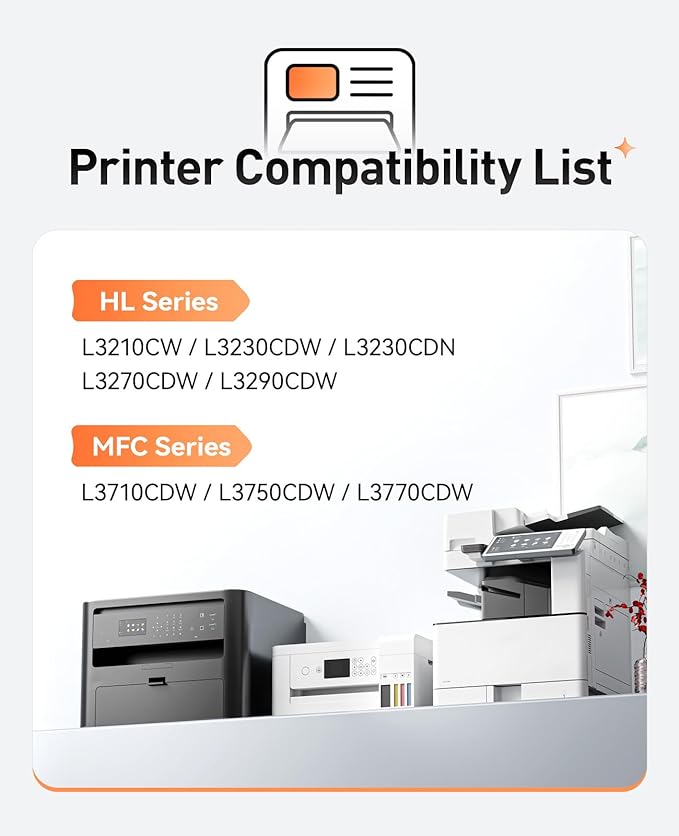 TN227 Toner Cartridge 4-Pack High Yield Replacement for Brother TN-227 TN223 Toner Compatible with Brother HL-L3270CDW HL-L3230CDW HL-L3210CW HL-L3290CDW MFC-L3710CDW MFC-L3750CDW MFC-L3770CDW Printer
