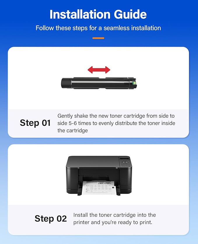 7525 Toner Cartridge Set 4-Pack High-Yield Replacement for Xerox 006R01513 006R01514 006R01515 006R01516 Compatible for Xerox Workcentre 7525 7530 7535 7545 7556 7830 7855 7970 7835i 7845i Printer Ink
