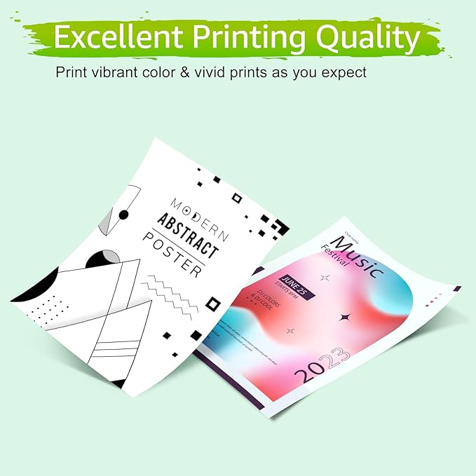 65XL Ink Cartridge Replacement for HP 65 XL N9K04AN Compatible with Envy 5055 5052 5058 Deskjet 2655 2652 2622 3720 3730 3752 3758 All-in-One Printer