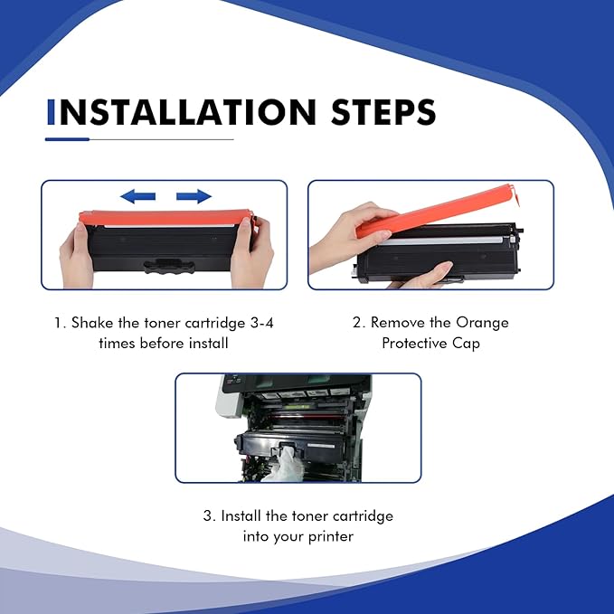 TN433 Toner Cartridge Set TN-433 MFC-L8900CDW Compatible Replacement for Brother TN433 TN 433 TN431 for Brother MFC L8900CDW HL-L8360CDW HL-L8360CDWT HL-L8260CDW MFC-L8610CDW Printer (BCYM, 4 Pack)