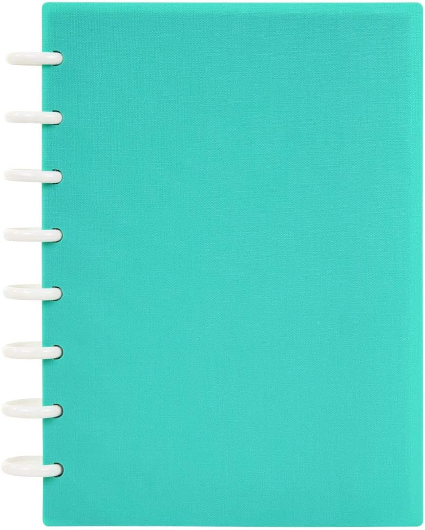 Talia Discbound Notebooks, Planner, Customizable, (Celestial Turquoise, Junior (5.5in x 8.5in))