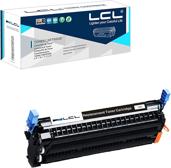 LCL Remanufactured Toner Cartridge Replacement for HP 645A C9730A 5500 5500n 5500dn 5500dtn 5500hdn 5550 5550n 5550dn 5550dtn 5550hdn (1-Pack Black)