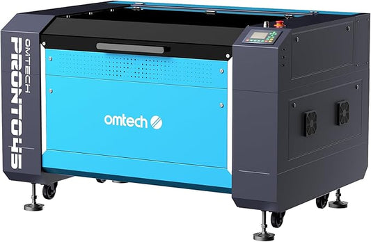 OMTech Pronto 100W CO2 Laser Engraver & Cutter with LightBurn – 40"x24" Workspace, 1,000mm/s Speed, Autofocus, 2-Way Pass, Air Assist, for Wood, Acrylic & More