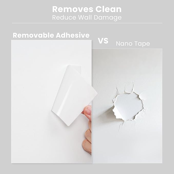 Bulletin Board 36 x 24 inches, 3' x 2' Linen Board for Wall, Decorative Fabric Pin Board with Safe Removable Adhesive Tapes for Home and Office, Includes 20 Push Pins-Gray Stripes