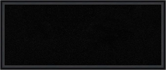 Amanti Art Black Cork Board for Wall, 13x31 Vision Board with Black Wood Frame, Medium Corkboard Office Decor for Home Organization, Modern Corkboard Pinboard to Display Items for Home Organization