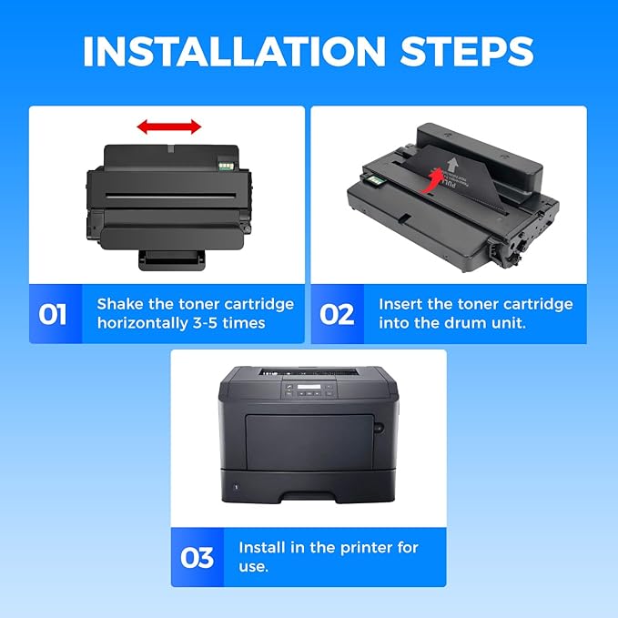 KingKJ B2375 High Yield Black Toner Cartridge 1-Pack Replacement for Dell C7D6F NWYPG C7D6 8PTH4 593-BBBI 593-BBBJ Toner Compatible for Dell B2375 B2375dnf B2375dfw Laser Printer Ink All-in-One Copier