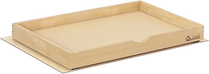 WelFurGeer Soft Close Pull Out Drawers for Kitchen Cabinets, 32" W x 22" D Pull Out Cabinet Organizer, Heavy-Duty Cabinet Organizer, Space-Saving Pullout Drawer for Home & Kitchen Organization