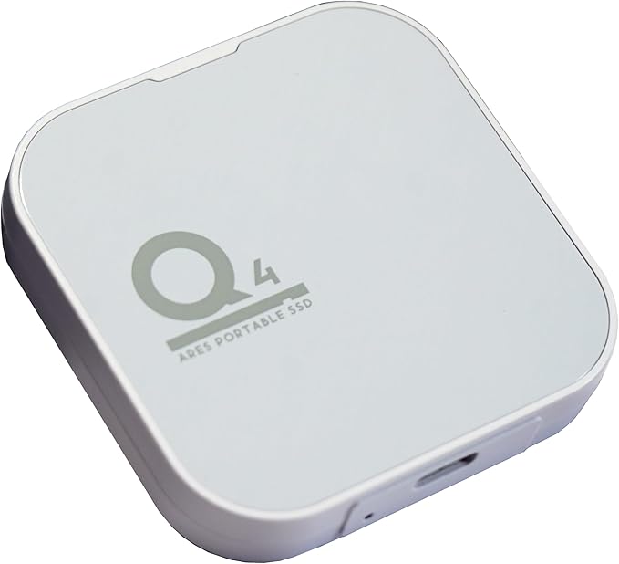 DATO Magnetic External SSD 4TB External Solid State Drive Portable SSD USB 4.0 Gen 3x2 up to 4000/3600 MB/s Type-C 4K ProRes HDR Record, Compatible with iPhone 15&16 Pro Max - ARES Q4 Series