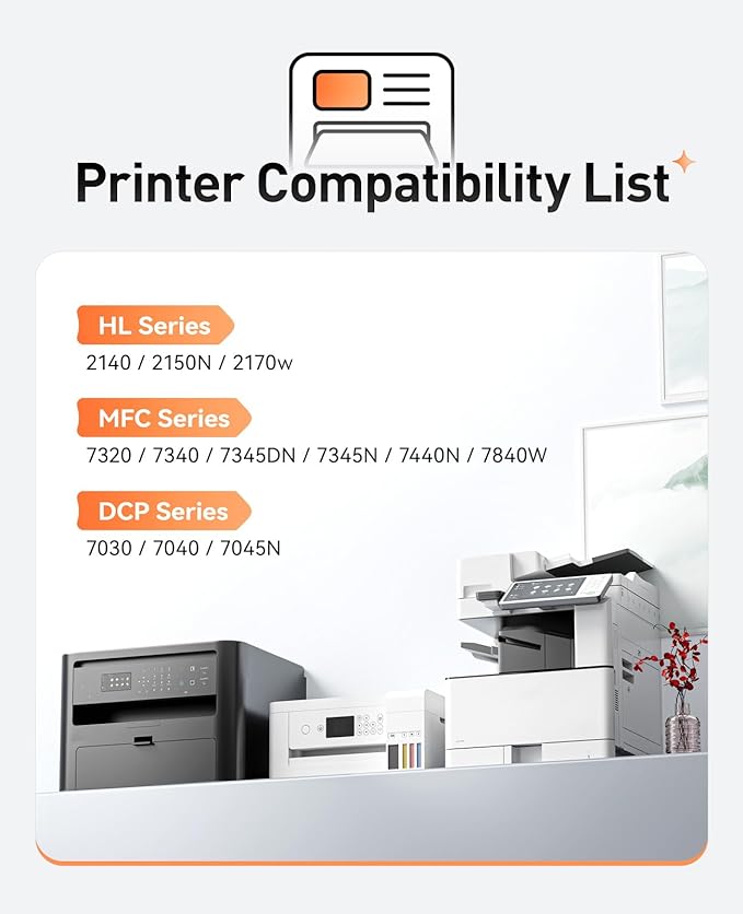 DR360 Drum Unit (Not Toner)2-Pack Replacement for Brother DR360 DR-360 Imaging Drum Compatible with Brother DCP-7030 DCP-7040 MFC-7840W HL-2140 MFC-7340 MFC-7440N HL-2170W HL-2150N 7045N Laser Printer
