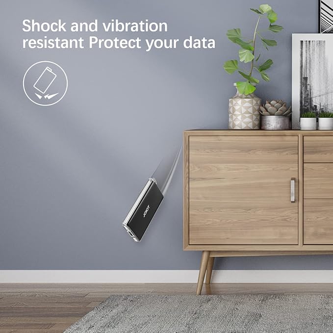 2TB Portable External SSD - Up to 540MB/s, USB 3.1 Type C Flash Drive External Solid State Drive, Portable SSD Type A to C Cable for PC/Laptop/Mac/Android/Linux