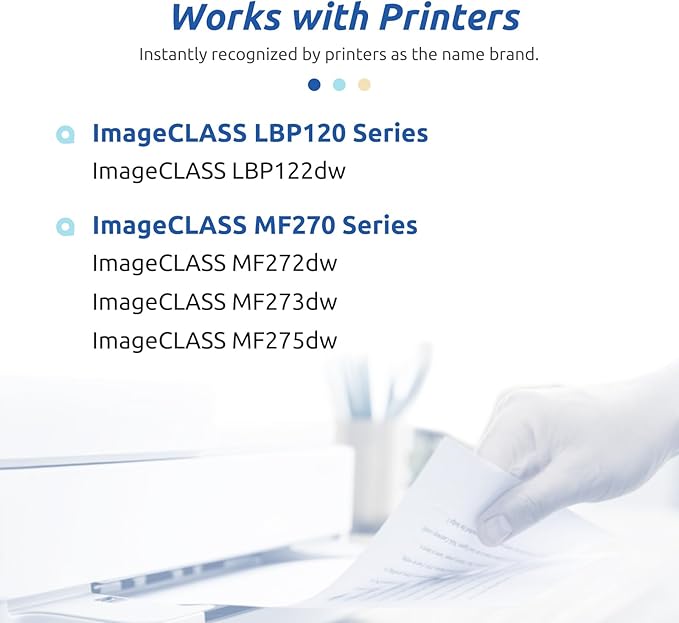 INK E-SALE 071H 071 High Capacity Toner Cartridge Replacement for Canon 071 071H Black Toner use for Canon imageCLASS LBP122dw MF273dw MF275dw MF272dw LBP120 MF270 Printer (Black,2-Pack)