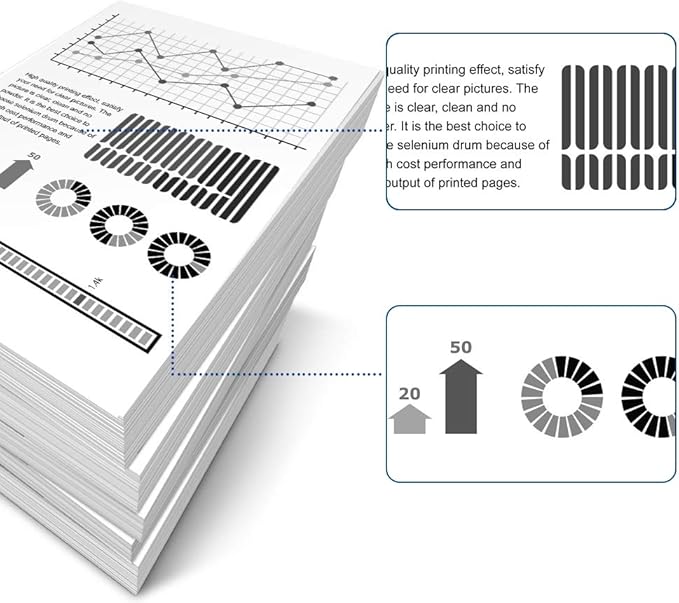 Dell 1250 Compatible Toner Cartridge Replacement for use in Dell 1250c Dell 1350cnw Dell 1355cn 1355cnw 1755nf 1755nfw c1760nw c1765nf c1765nfw Printer (KCMY, 4-Pack)