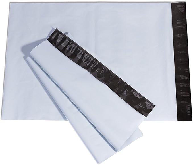 FungLam Poly Mailers (12x15.5 inches, 200 bags) - Silver, Plastic, Self-Seal