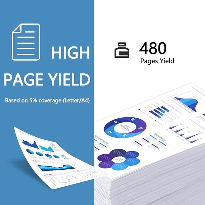 MxVol PG-275XL Black Ink Cartridge Remanufactured Replacement for Canon 275 275XL PG-275XL PG-275 XL Black Ink for PIXMA TR4720 TS3522 TS3500 TR4700 TR4722 TS3520 TS3722 Printer Ink Cartridges, 1Pack