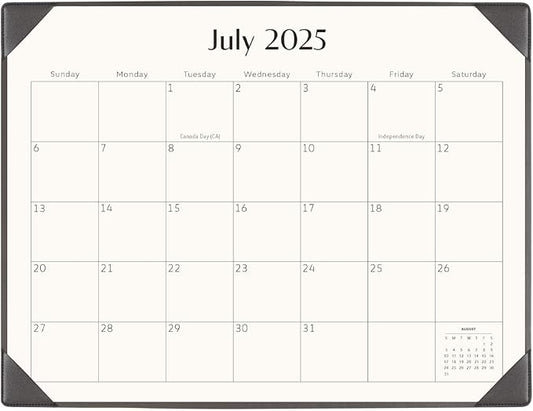 Desk Calendar 2025-2026, KOPEESY 22" x 17" Large Calendar with Desk Mat, From Now to June 2026, 22 x 17 Desk top Calendar for Home School and Office
