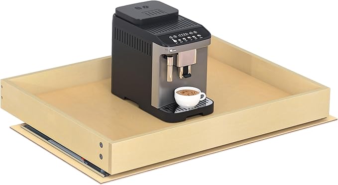 WelFurGeer Soft Close Pull Out Cabinet Organizer, 29" W x 22" D Pull Out Drawer for Cabinets, Cabinet Roll Out Drawers, Slide Out Drawers, Durable Pullout Drawer for Home & Kitchen Organization