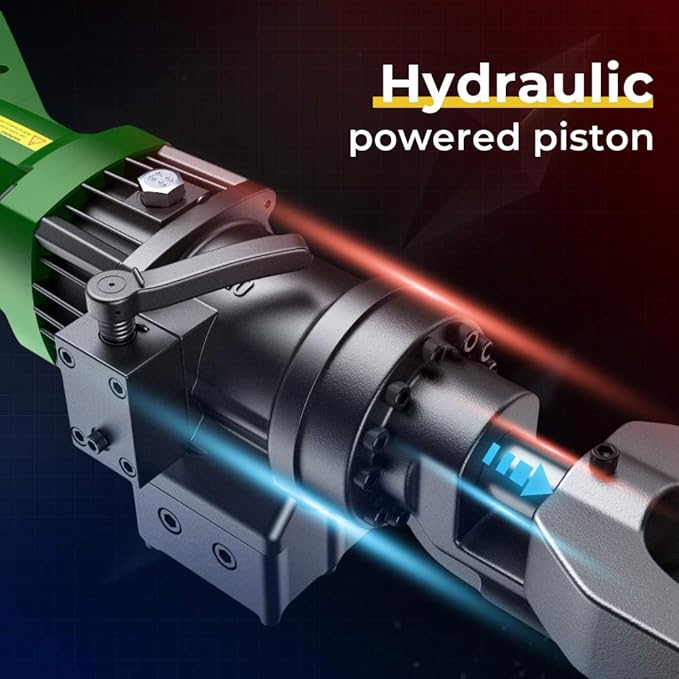 Anbull 900W Electric Rebar Bender,Hydraulic Rebar Bending Maching Bending up to 5/8 Inch #5 16mm Rebar, Bending Angle 0-130 Degrees Rebar Bending Machine with Positioning Bolt